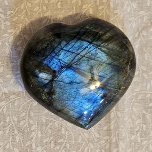 Labradorite Crystal Heart Crystals